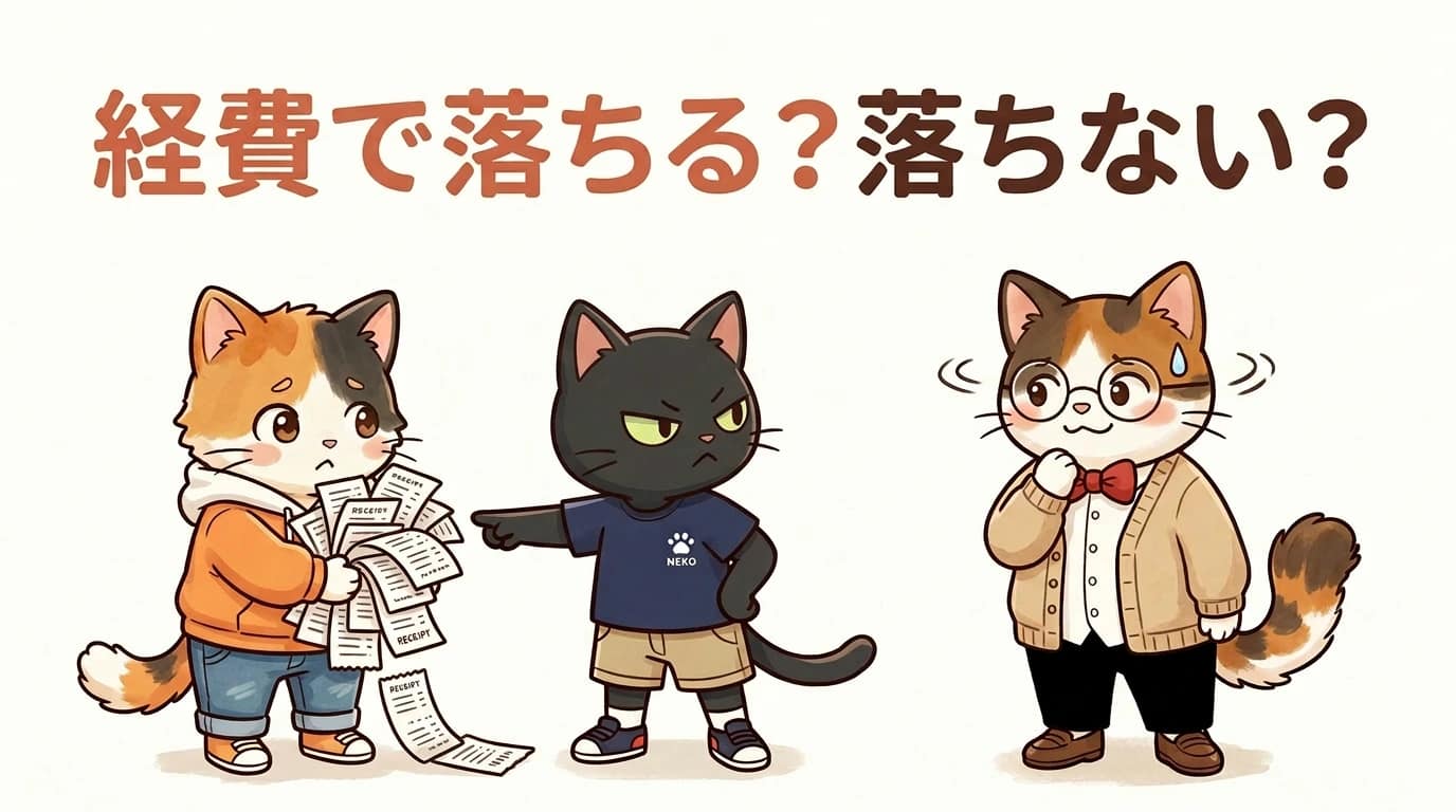 経費で落ちる？落ちない？