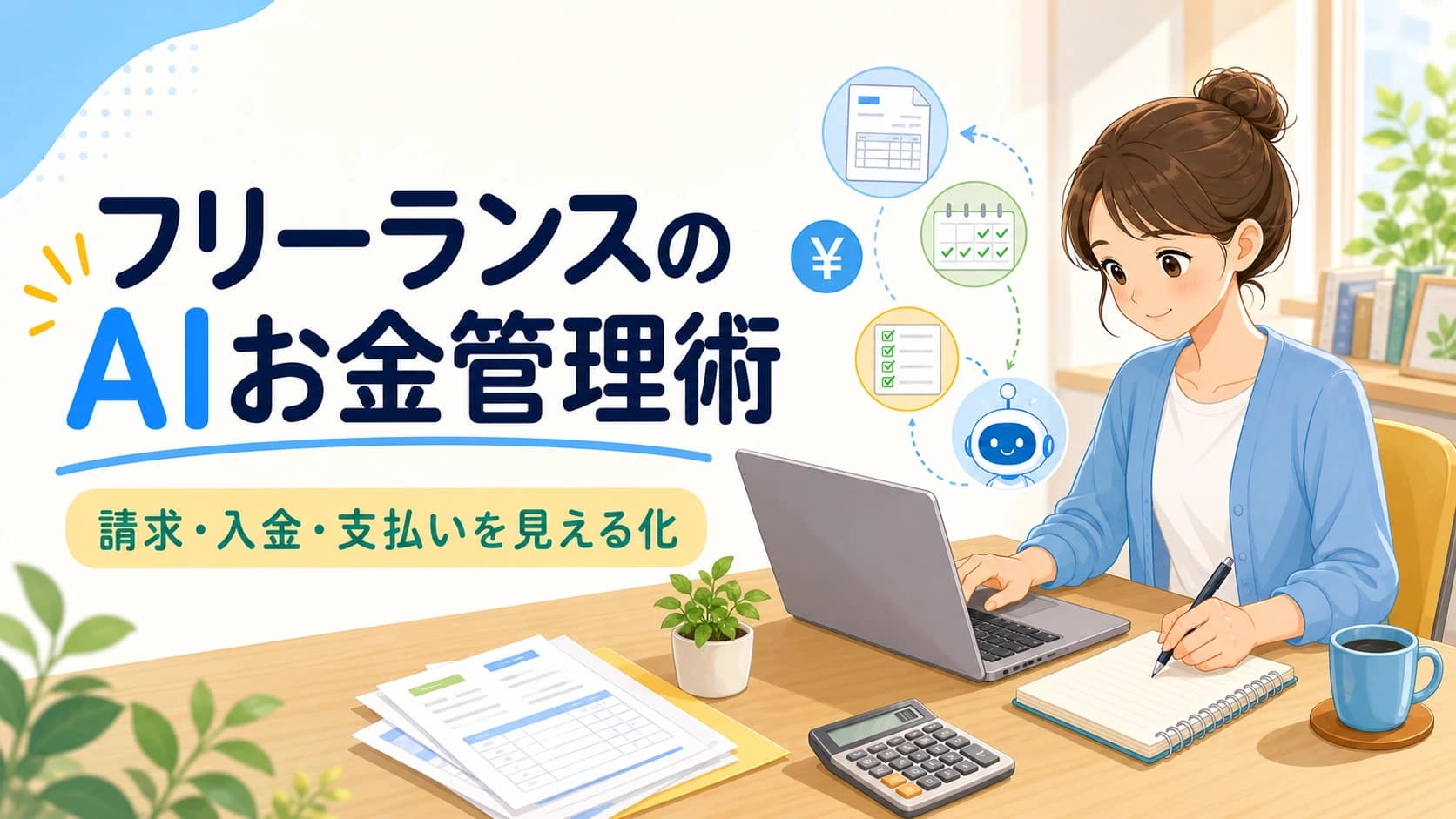フリーランスのAIお金管理術｜請求予定・入金確認・支払いリストを見える化する方法