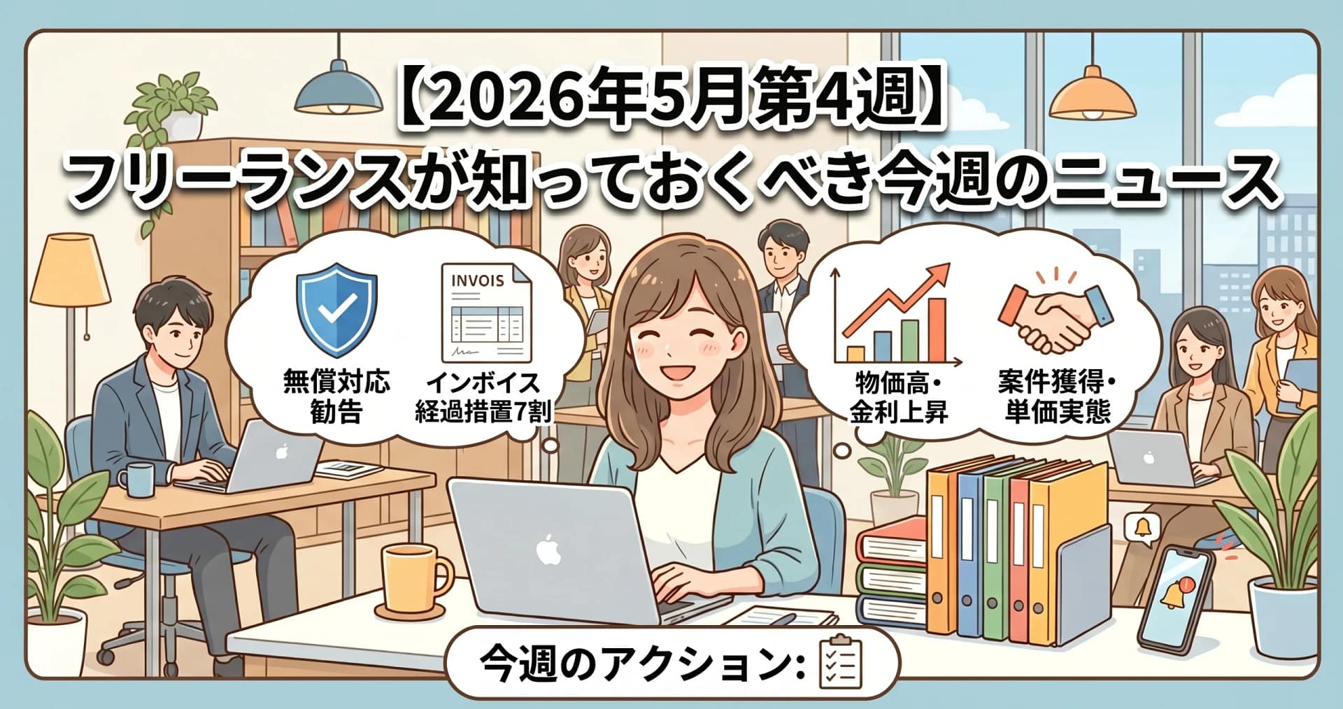 【2026年5月第4週】フリーランスが知っておくべき今週のニュース