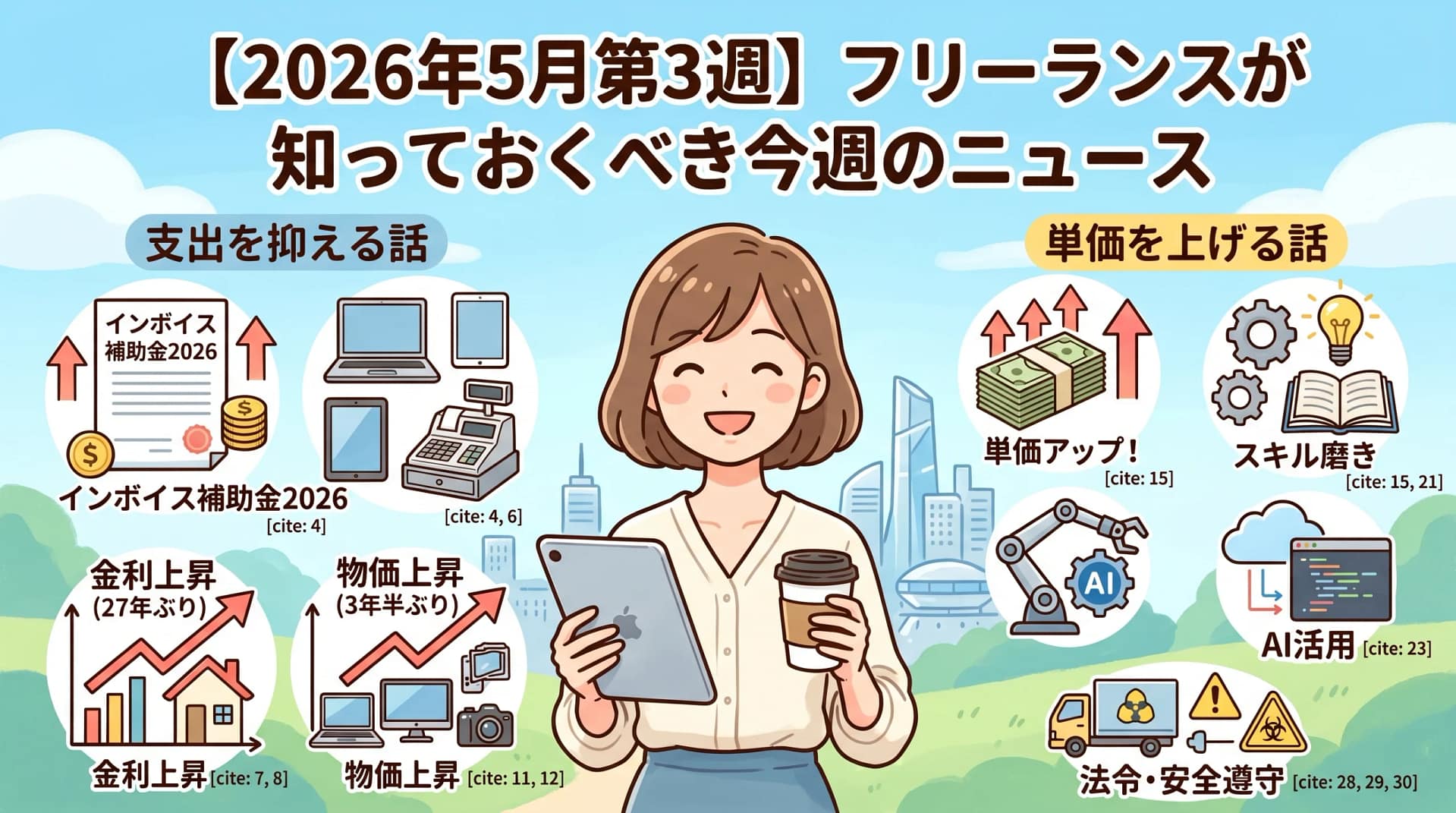 【2026年5月第3週】フリーランスが知っておくべき今週のニュース