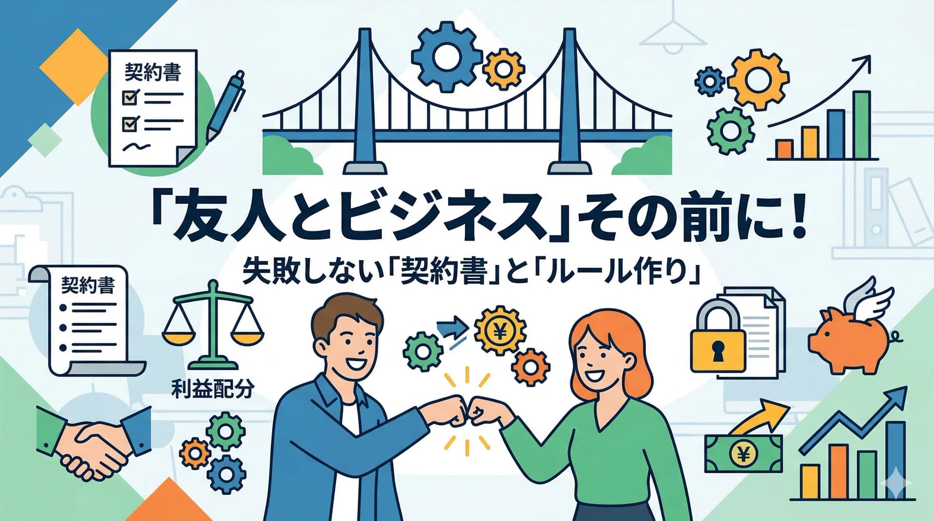 共同経営の注意点｜契約書・利益配分・トラブル事例から学ぶ