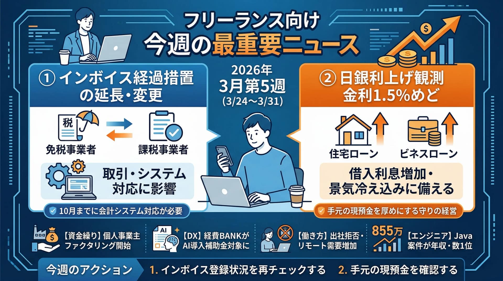 【2026年3月第5週】フリーランスが知っておくべき今週のニュース-Part1